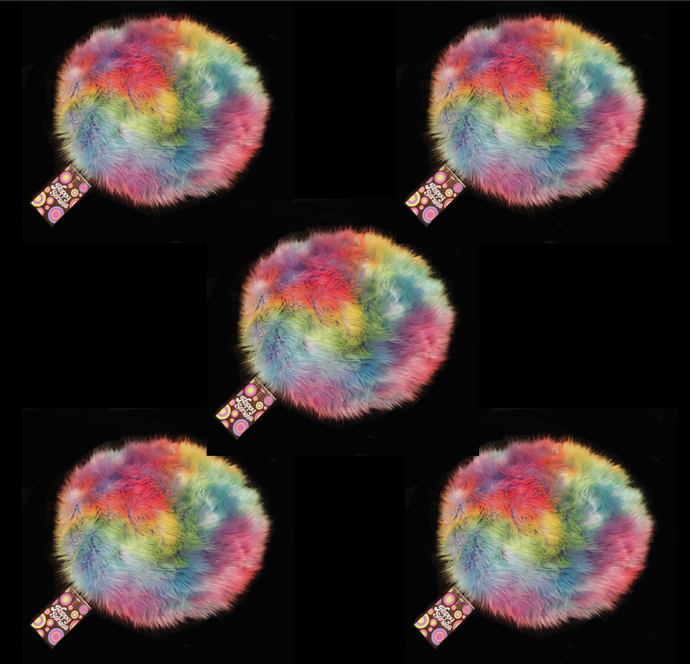 Bulk Pack of 5 x 2kg 'Rainbow Wave' Weighted Lap Cushions