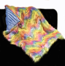 'Rainbow Wave' Adult Size Weighted Throw Blanket 7kgs / 1.8m x 1.5m